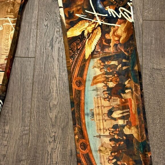 Artistic Print Women's Pants - Picture 13 of 13